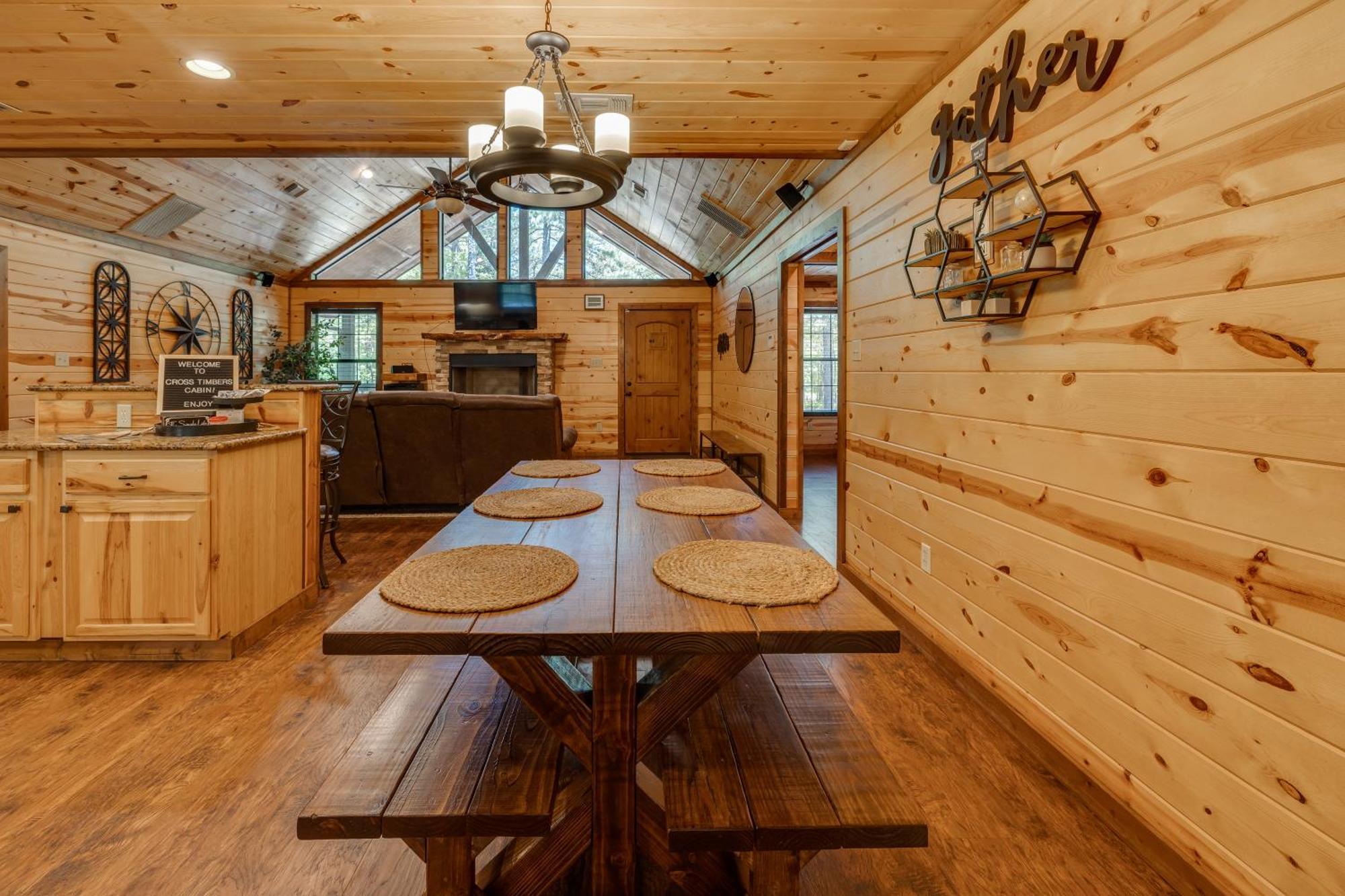 Cross Timbers Cabin On The Grove'S 25-Acres 브로큰보우 외부 사진