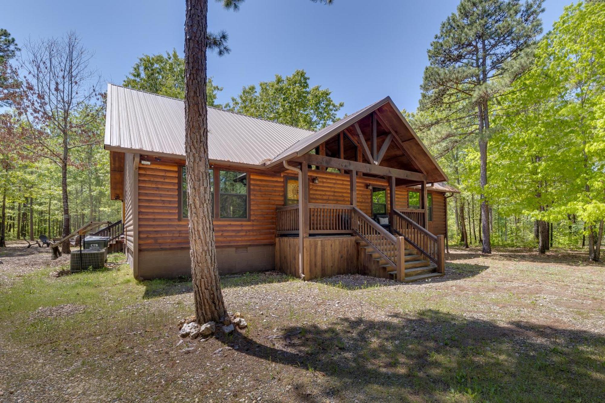 Cross Timbers Cabin On The Grove'S 25-Acres 브로큰보우 외부 사진