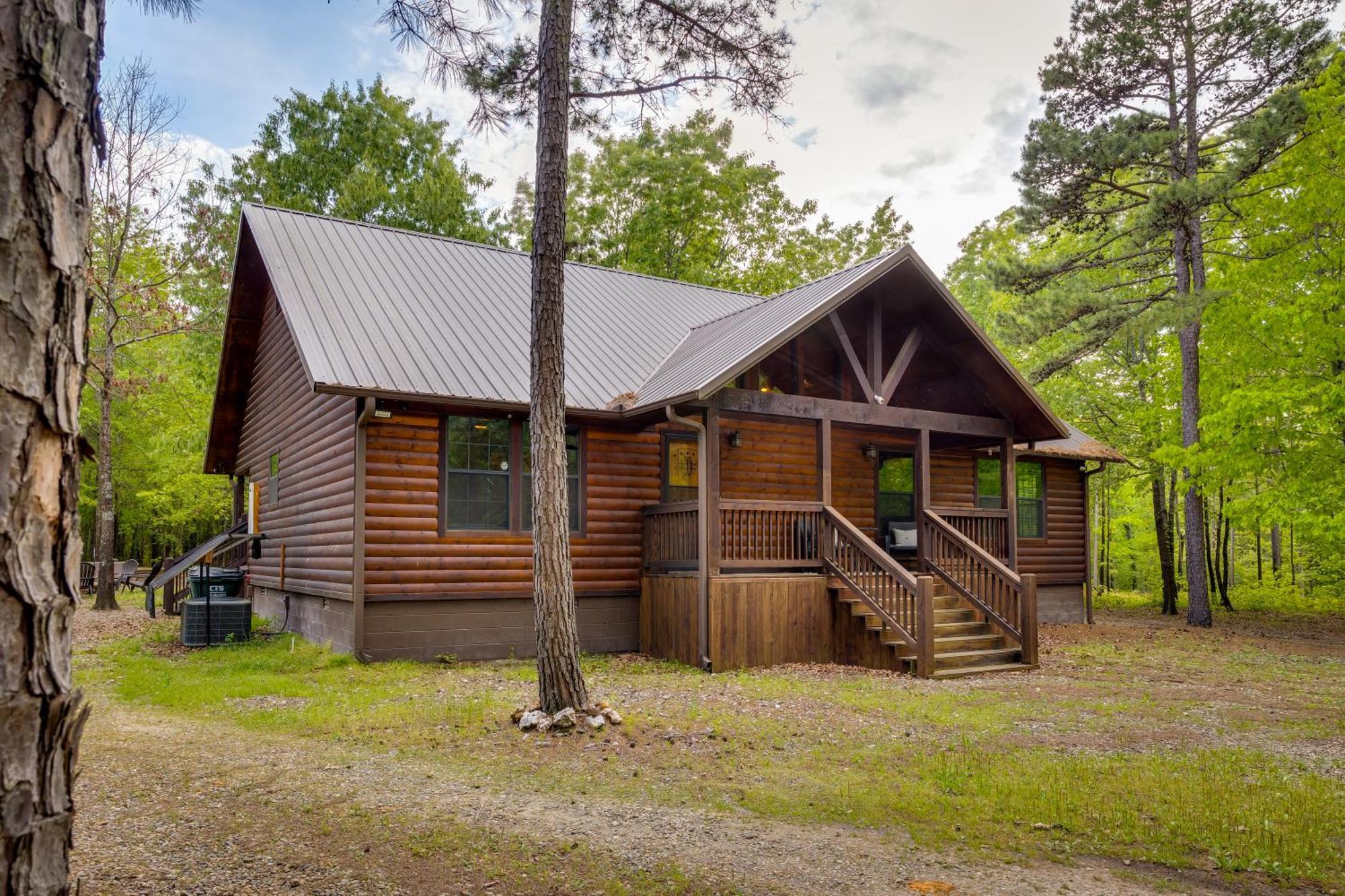 Cross Timbers Cabin On The Grove'S 25-Acres 브로큰보우 외부 사진